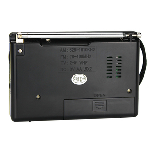 คลาสสิค <span class=keywords><strong>KNSTAR</strong></span> K-270 MINI DC AM/FM วิทยุ 2 แบนด์พร้อมแจ็คหูฟังลำโพงในตัวและต้องใช้แบตเตอรี่ AA 3V - Product Image 4
