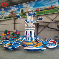 Offre Spéciale Manège d'Attraction de Fête Foraine pour Enfants, Jeu Mécanique de Carnaval, Manège Électrique Rotatif en Forme d'Avion