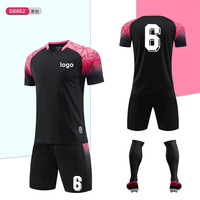 Maillot de Foot en Polyester 2024-2025 par Sublimation Respirant, Tenue de Football Économique