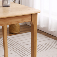 Solution de mobilier en promotion : Ensemble de mobilier de cantine de luxe en bois massif, table à manger moderne à prix avantageux
