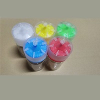 Ecannal Botella de líquido exprimible con cuentagotas de plástico para mascotas de 60 ml con tapa resistente a los niños ISO8317 Certificado TPD compatible
