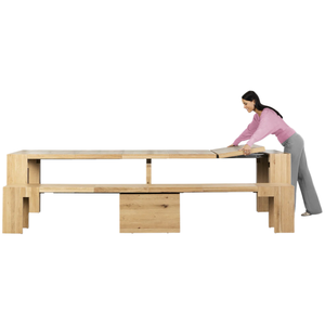 Teniendo Muchos Momentos Memorables Alrededor de Nuestra Mesa Transformer. Ideal para una pequeña casa de playa y <span class=keywords><strong>me</strong></span> encanta su versatilidad. - Product Image 1