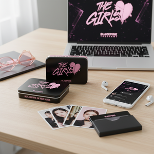 BLACK PINK-the GIRLS [Stella Ver.] From the BLACK PINK Game OST K-Pop Korean <b>CD</b> with QR Card & Card <b>Holder</b> for Adults - Product Image 3