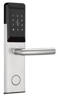 Serrure de porte intelligente pour hôtel en acier inoxydable durable TTLock avec clavier, mot de passe, carte RFID, contrôle par application, étanche pour l'accès aux chambres d'hôtes