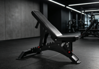 Banc de musculation robuste en acier réglable, banc d'entraînement multi-angles avec rembourrage en PU, banc de fitness durable pour l'entraînement de force