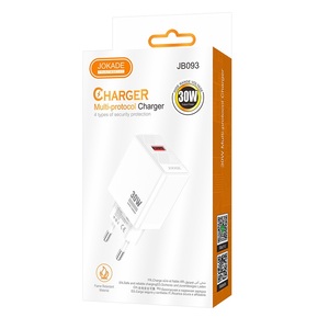 Chargeur USB A 30W à charge rapide blanc JOKADE Super Chargeur - Product Image 2