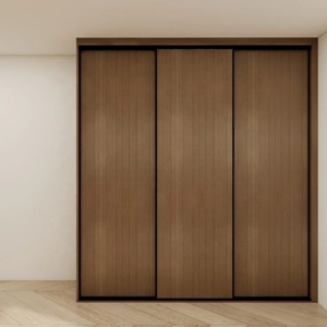<span class=keywords><strong>Precios</strong></span> de Fábrica, Diseño Moderno con Acabado de Madera, Armario Minimalista de 3 Puertas Corredizas para Dormitorio, Muebles Sencillos para el Hogar de Estilo Indio - Product Image 6
