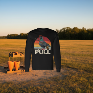 T-shirt à manches longues pour homme pour le tir au clay, le tir au pigeon, le tir au trap – Vêtements promotionnels - Product Image 3