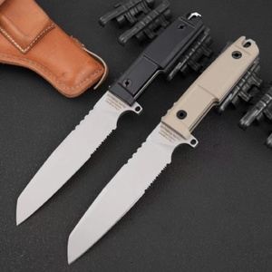 มีดพกพาคุณภาพสูง ER ด้ามจับยาง ใบมีดสแตนเลส สำหรับตั้งแคมป์และกิจกรรมกลางแจ้ง ปรับแต่งได้ตามต้องการ รับผลิตแบบ OEM - Product Image 5