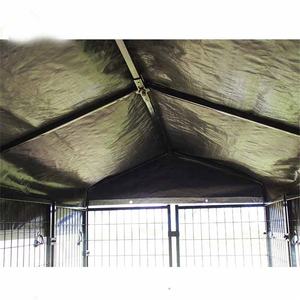 Grosir Luar Ruangan Anjing Menjalankan Tugas Berat Logam Kawat Las Anjing Kennel Ken - Product Image 6