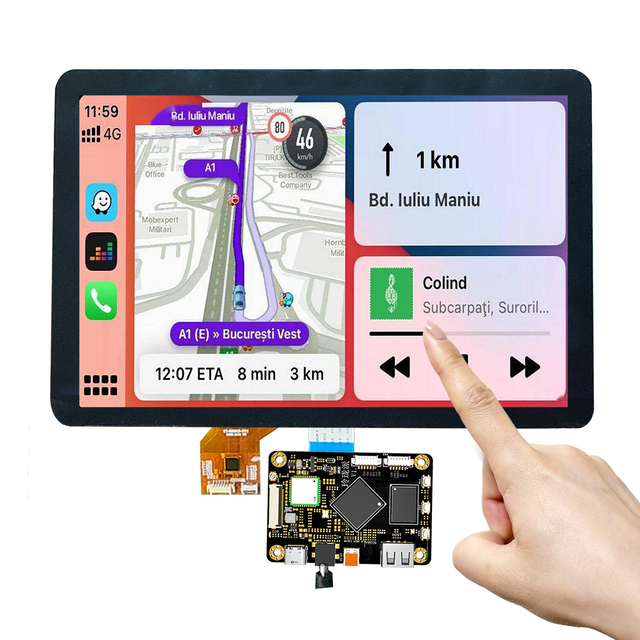 Micro 10.1 lcd display mini lcdmodules small raspberry pi touch screen monochrome panel 1280X800 40P MIPI supplier with RK3566