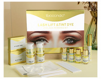 Kit 2-en-1 de permanente et teinture pour cils à froid, personnalisable OEM, pour rehaussement et coloration des cils, kit de permanente et teinture DIY pour cils