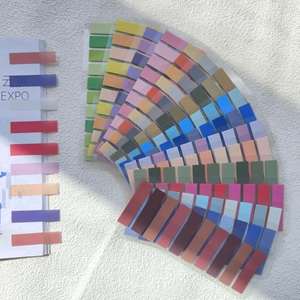 16 Pièces de notes transparentes imperméables pour animaux de compagnie, colorées et riches en couleurs, pour le bureau, le bricolage, la papeterie artisanale, les notes décoratives et les mémos - Product Image 5