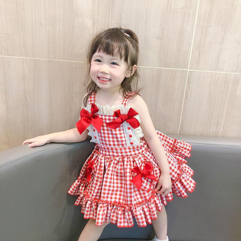 strapless open back dress Sweet Lace Red Plaid Pajama Set | Cozy Loungewear
