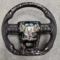 Volant personnalisé bleu clair pour Toyota Land Cruiser LC71 LC76 LC200 Hilux Supra MKV A91 G80 Prius
