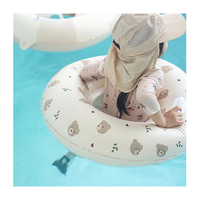 Nouveau dessin animé PVC épaissi bébé cercle de natation bébé douche cercle de natation pour enfants en plein air cercle gonflable