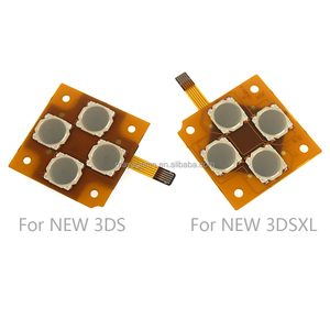 Bouton directionnel jaune de remplacement, touche gauche pour le câble flexible du clavier New <span class=keywords><strong>3DS</strong></span> pour New <span class=keywords><strong>3DS</strong></span> XL LL - Product Image 1