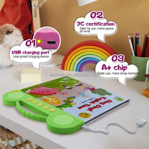 Livre sonore interactif éducatif pour enfants d'âge préscolaire : Apprentissage des lettres et des mots, <span class=keywords><strong>phonétique</strong></span> et musique - Product Image 4