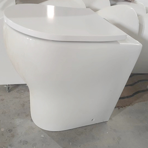 Conjunto de <span class=keywords><strong>inodoro</strong></span> con bidé integrado, sin borde, de filomuro, para baño, con cisterna de pared, dorado. - Product Image 4