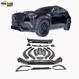 Per Mercedes Benz X167 Maybach mangls450 in fibra di carbonio paraurti anteriori posteriori passaruota diffusore posteriore <span class=keywords><strong>Spoiler</strong></span> accessori per auto - Product Image 1