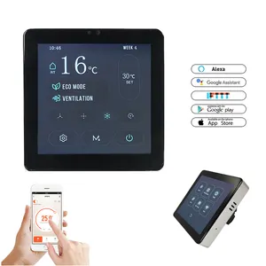 HVAC Modbus WiFi Smart Room Gebläse kon vektor Touchscreen-Thermostat