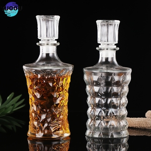 1000ML Round Ball Glass Decanter With Stopper - Home Bar Whiskey, Wine & Spirits Bottle