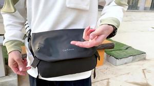 Sac à bandoulière personnalisé avec message de film de mode estivale avec logo vente en gros de sac d'équitation à bandoulière à motif géométrique - Product Image 6