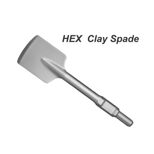 Ciseau à sculpter Dayong de 4,33 po x 15,74 po avec manche en acier 40Cr, tige hexagonale pour carrelage et adhésif, utilisation en jardinage et aménagement paysager - Product Image 4