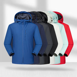 Chaqueta Deportiva Impermeable para Hombre, Chaqueta Softshell Personalizada, Cortavientos con Capucha, Ropa Deportiva, Uniformes de Trabajo Corporativos - Product Image 1
