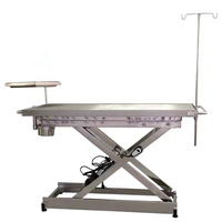 Table chirurgicale Vericare en acier inoxydable à angle réglable pour animaux de compagnie pour hôpital vétérinaire clinique de salle d'opération