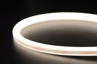 BERIXDEEP Ruban Néon Courbé 16 à Vision Supérieure DC24V 5&10W/M Étanche IP67 270 Degrés en Silicone Pliable pour Intérieur/Extérieur