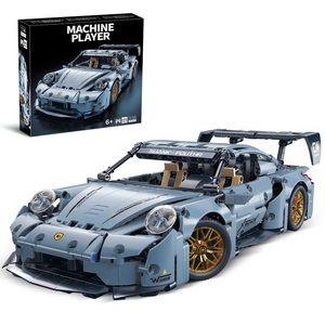 TOYLINX Sports Race Car Building Set <strong>Kit</strong> 1:14 Scale ABS Plastic Construction Toy Unisex Birthday Gift - Product Image 1