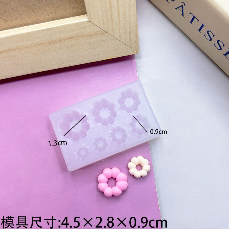 Mini flower donut mold