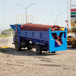 10-50 ton altın ve elmas yıkama işleme tesisi elmas madencilik ekipmanları makineleri mobil altın Trommel ekran - Product Image 4