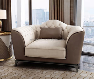 Vente d'usine Foshan ensemble de canapés en cuir de luxe en cuir <span class=keywords><strong>grande</strong></span> taille fauteuil canapé Villa salon 1 <span class=keywords><strong>2</strong></span> 3 <span class=keywords><strong>places</strong></span> canapé sectionnel - Product Image 4