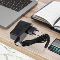 Adaptateur de voyage mural certifié CE ETL Hua Yi Teng, chargeur de batterie DC 5V2A 12V1A 6V2A 8.4V1A 24V, lumière LED 12W PC
