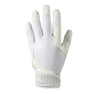 Wholesale Professional Manufacturer Unisex Short Cuff Baseball Batting Gloves <b>Hook</b> Loop Closure Silicone Print Digital Leather - Product Image 1