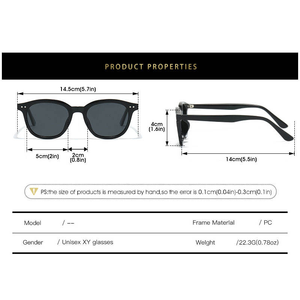 Gafas de Sol Polarizadas para Conducir, Protección UV400, Montura Completa, Color Té/Rosa, Cómodas, Unisex, Ligeras, con Logotipo Personalizado, Marca de Lujo - Product Image 6