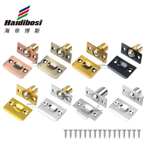 Haidibosi Adjustable <b>Door</b> Catch <b>Spring</b> Stainless Steel Copper Modern Design For Indoor Wooden <b>Door</b> Top Latch Lock - Product Image 1