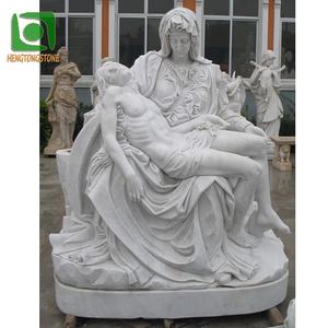<span class=keywords><strong>Monument</strong></span> funéraire religieux traditionnel, sculpture <span class=keywords><strong>en</strong></span> <span class=keywords><strong>marbre</strong></span> Pieta, style europé<span class=keywords><strong>en</strong></span>, statue <span class=keywords><strong>en</strong></span> pierre pour pierre tombale - Product Image 4