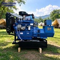 Générateur diesel industriel refroidi par eau de 50 kW, triphasé 50/60 Hz, pour la sauvegarde d'urgence médicale hospitalière