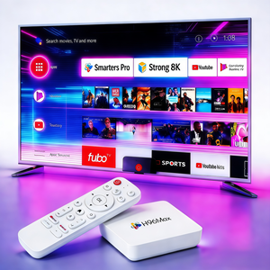 Lecteur <span class=keywords><strong>TV</strong></span> <span class=keywords><strong>IP</strong></span> OTT 8K HD puissant avec pack logiciel authentique et abonnement Smarters Pro de 12 mois - Product Image 2