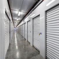 Excellent prix, porte manuelle antivol, unité de stockage autonome, design moderne, entrepôt de stockage, construction en acier, en vente