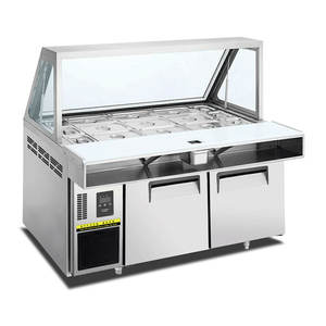 Tavolo Refrigerato Professionale con Scomparti per Pizzerie, Soluzione Completa ed Efficiente per la Preparazione e Conservazione degli Ingredienti - Product Image 5