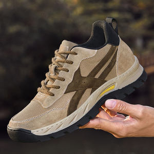 Chaussures de randonnée pour hommes à semelle épaisse de 8 cm, basses, en maille respirante, antidérapantes, pour le trekking et les sports de plein air - Product Image 3