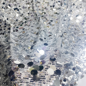 Thời trang 3D sequin mật độ Sequins vải dệt lưới vải sáng bóng <span class=keywords><strong>Net</strong></span> chuỗi lưới vải cho Đảng - Product Image 5