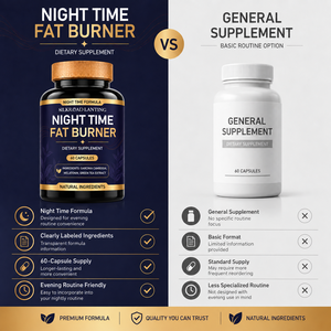 Cápsulas Quemagrasas Nocturnas con Garcinia Cambogia, Melatonina y Extracto de Té Verde, Suplemento Dietético para Adultos, 60 Unidades - Product Image 3