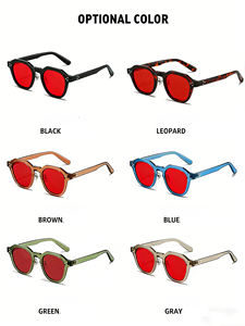 Lunettes de jeu tendance TR90 avec verres rouges, lunettes anti-lumière bleue, lunettes pour multiples occasions, anti-reflets pour le marathon de jeu - Product Image 3