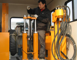 Top Qualität 20 Tonnen Kegel penetration stest Hydraulische statische Penetration CPT Truck Rig - Product Image 3