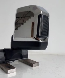 Gương chiếu hậu <span class=keywords><strong>LED</strong></span> cho Land Cruiser LC7 SERIES LC70 LC71 LC76 LC79 LC78, gương chiếu hậu 2010-2024, chất liệu nhôm ABS, màu đen - Product Image 1